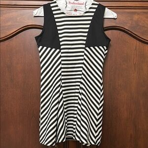 Girl’s Black/Ivory Dress